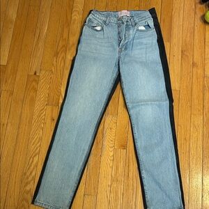 Revive Two-Tone Blue and Black Women's Jeans